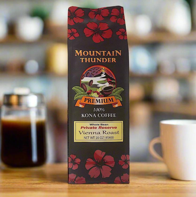 1 lb (16oz) Kona Coffee – Mountain Thunder Coffee