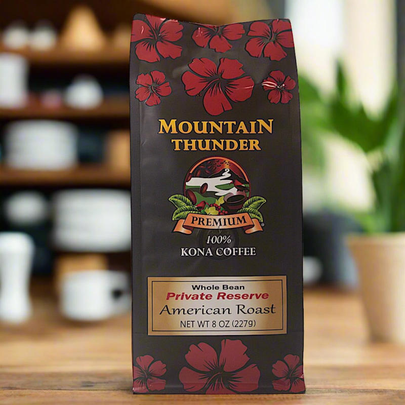 100% Kona Private Reserve American roast coffee 8oz  bag