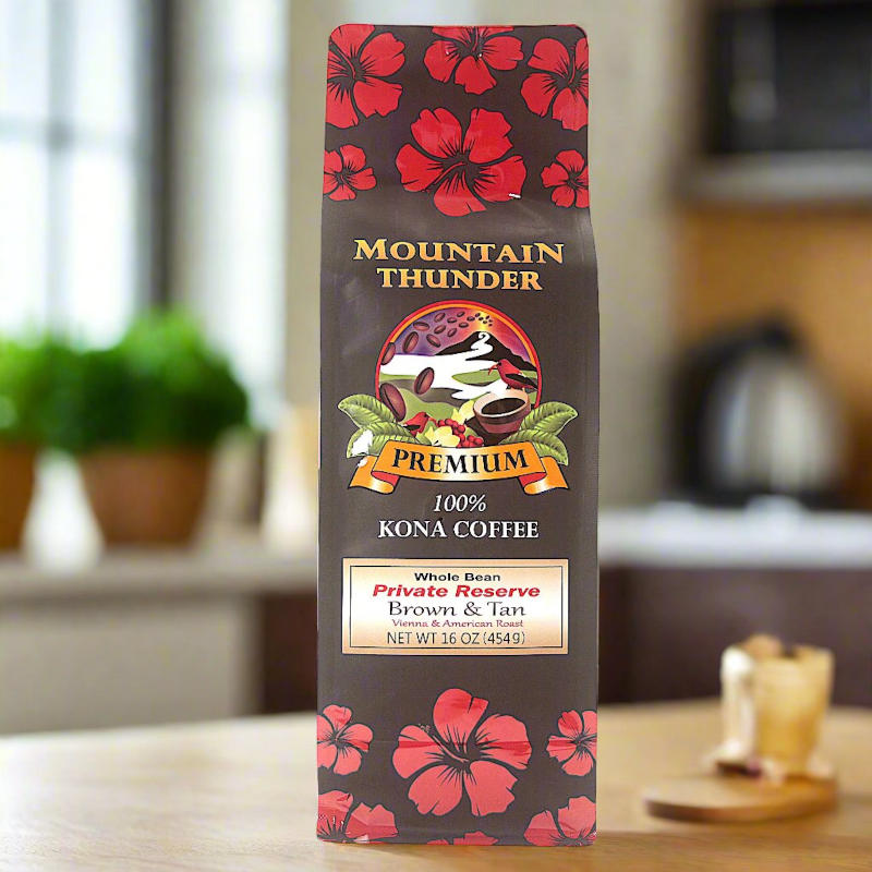 100% Kona Private Reserve Coffee 16oz – Mountain Thunder Coffee