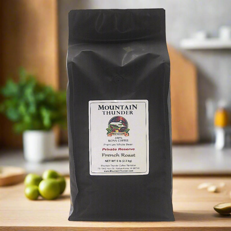 100% Kona Private Reserve French Roast coffee 5lb bag
