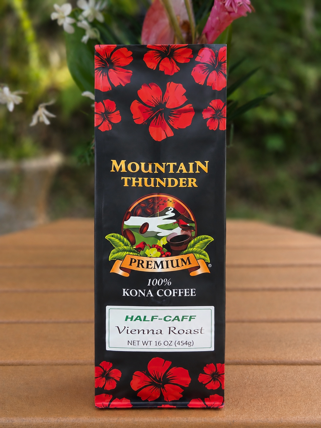 *NEW* 100% Kona Half-Caff Coffee 16oz