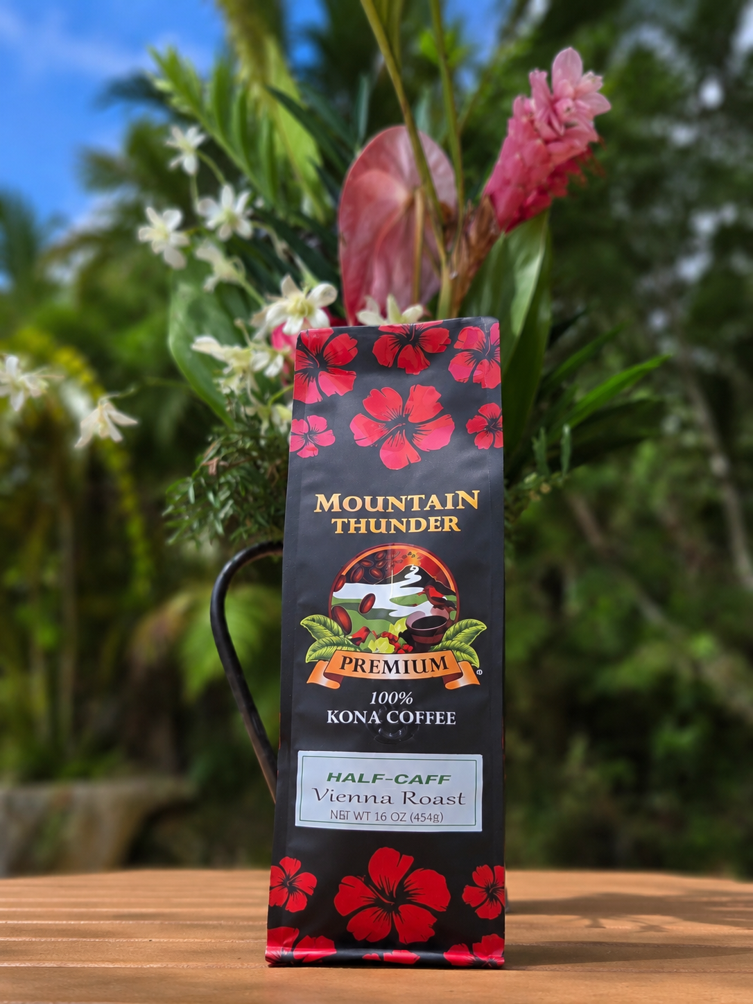 *NEW* 100% Kona Half-Caff Coffee 16oz
