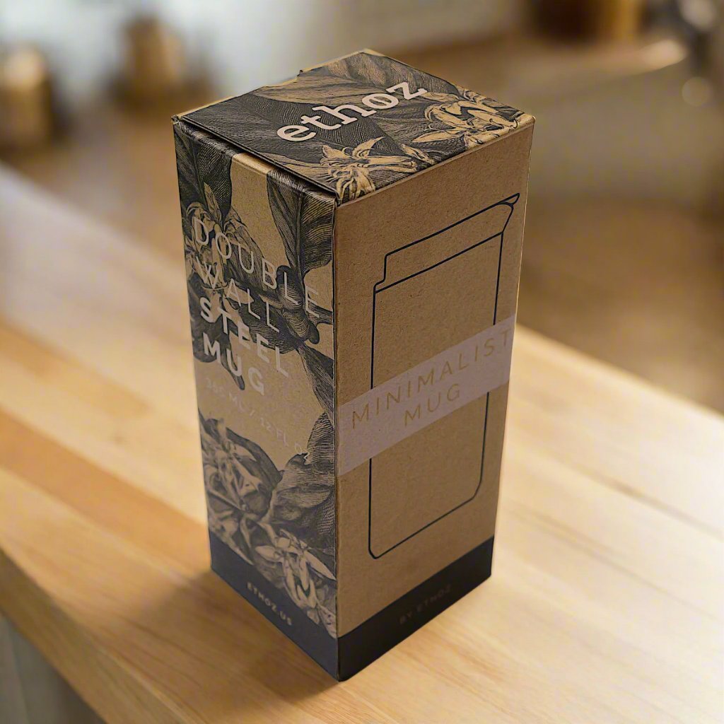 ethoz stainless steel mug box