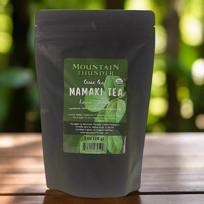 Loose-leaf Organic Māmaki Tea Refill – Mountain Thunder Coffee