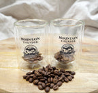Mountain Thunder Insulated Glass Tumblers