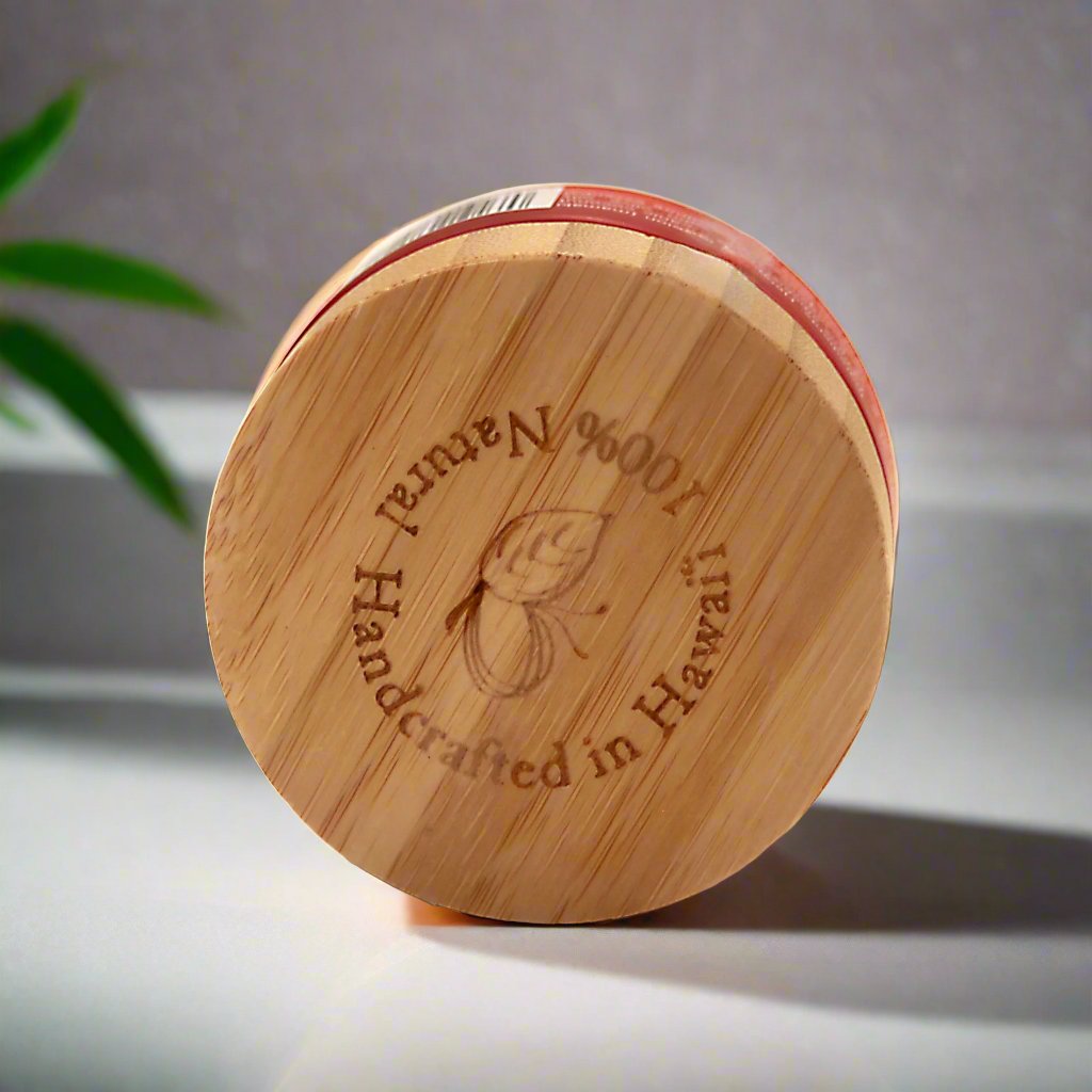 bamboo top of alokelani Rose coconut mamaki balm