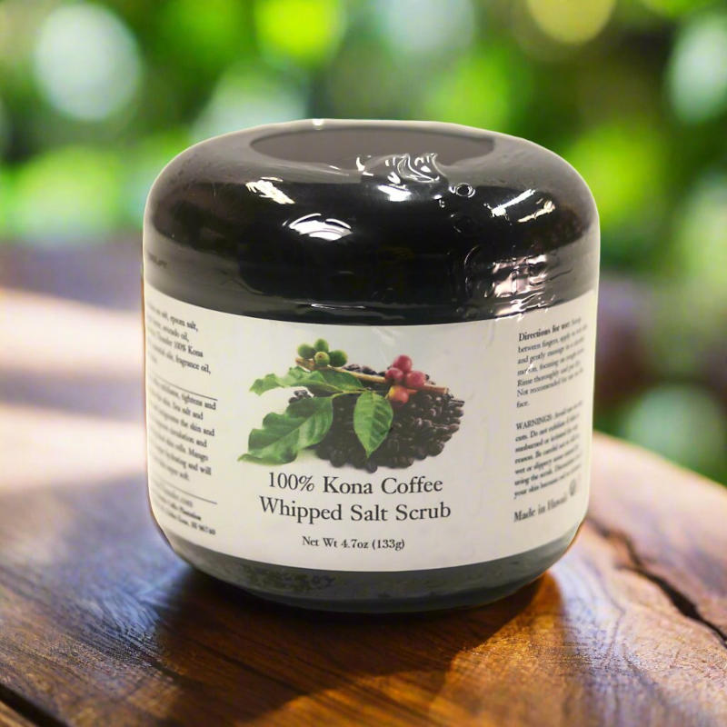 Kona Coffee Salt Scrub – Mountain Thunder Coffee