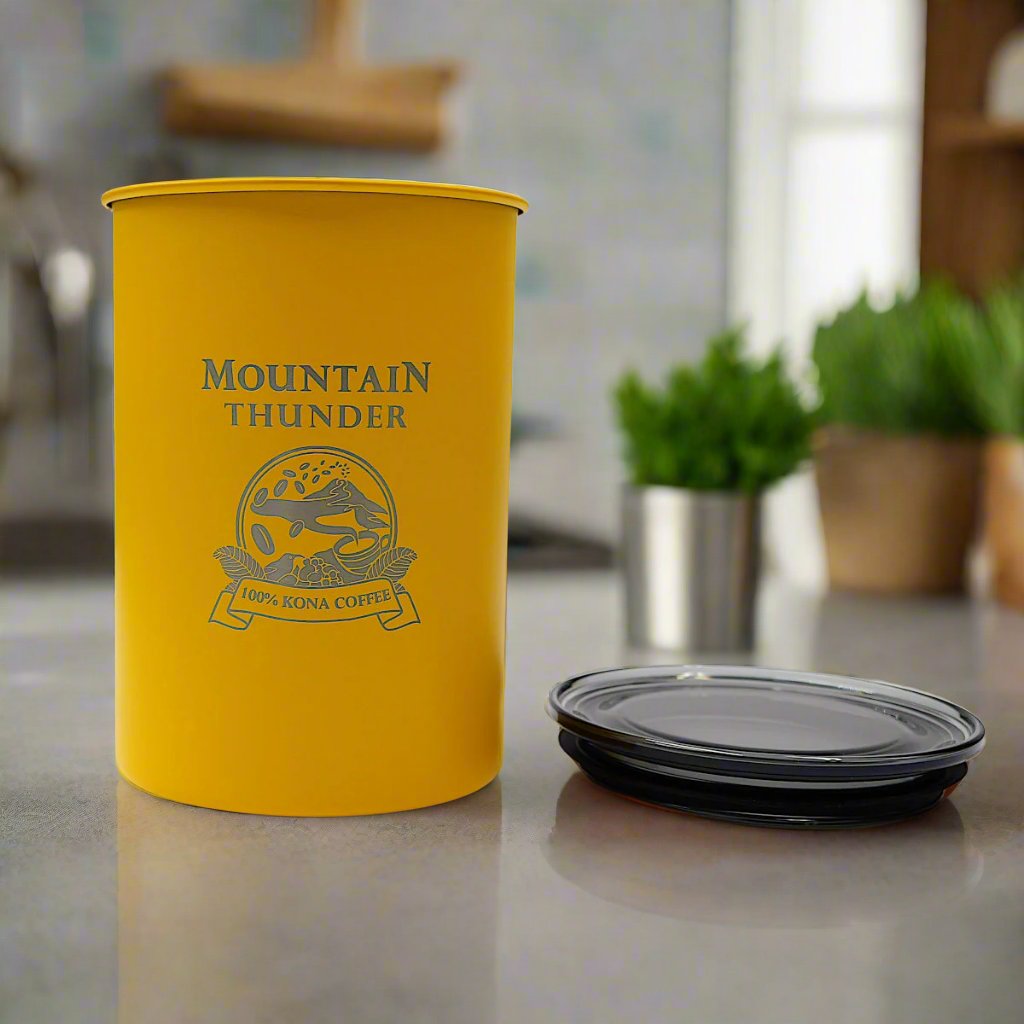 yellow airscape canister from front