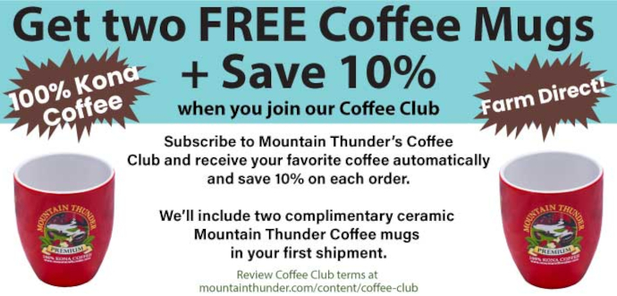 Mountain Thunder Coffee Club - Save 10%